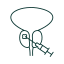 Digital rectal exam (DRE) icon